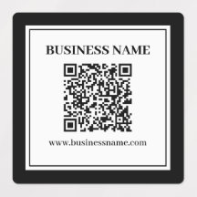 Geschäfts-QR-Code | Schwarz & Weiß