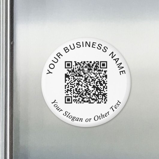 Geschäfts-QR-Code Weiße Werbeartikel Magnet