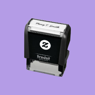 Geschäfts-Schrift Kursiv-Signatur Name Vorlage Permastempel