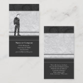 Geschäfts-Silhouetten Visitenkarte (Vorne/Hinten)