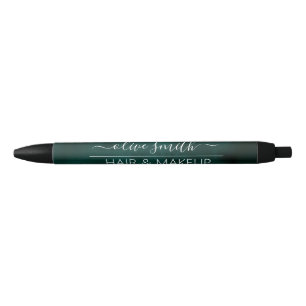 Geschäfts-Stift individuell – Smaragd-Wasserfarbe- Kugelschreiber