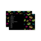 Geschäfts-Süßigkeits-Schmetterlinge auf Schwarzem