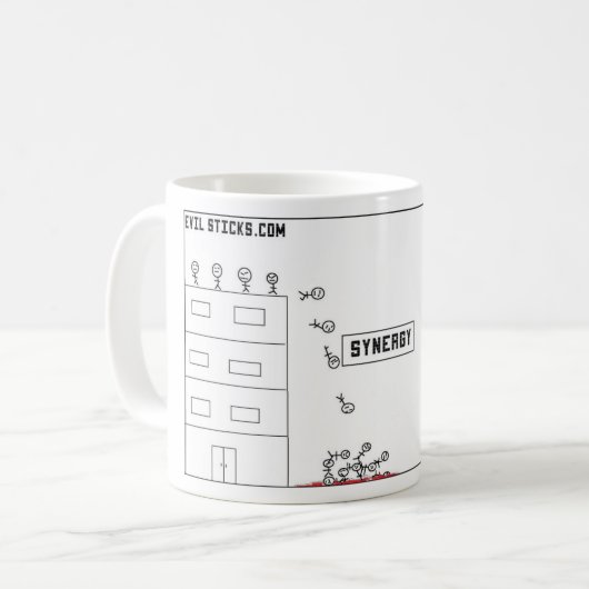 Geschäfts-Synergie Kaffeetasse (Vorderseite Links)