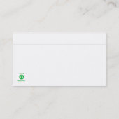 Geschäfts-Umschlag Visitenkarte (Rückseite)