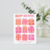 Geschäfts-Weihnachtsfeier CUSTOM Foto Postkarte (Stehend Vorderseite)