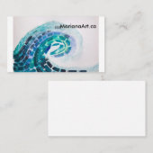 Geschäfts-Welle Visitenkarte (Vorne/Hinten)