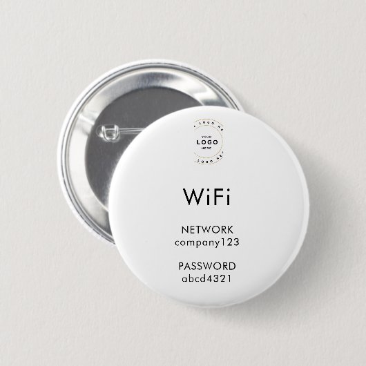 Geschäfts-Wifi Moderne Netzwerk-Podium-Sing Button (Vorne & Hinten)