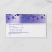 Geschäfts-Wissenschafts-Laborelegantes modernes Visitenkarte (Rückseite)