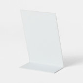 Geschäfts-WLAN-Netzwerk-QR-Code personalisiert Sockelschild (Rückseite)