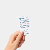 Geschäftsabzeichen | Personalabzeichen – ID-Logo Ausweis (Handheld)