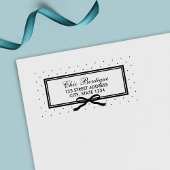 Geschäftsadresse für Grenz- und Multiband-Polka-Do Permastempel