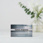 Geschäftsart-Visitenkarte Visitenkarte (Stehend Vorderseite)