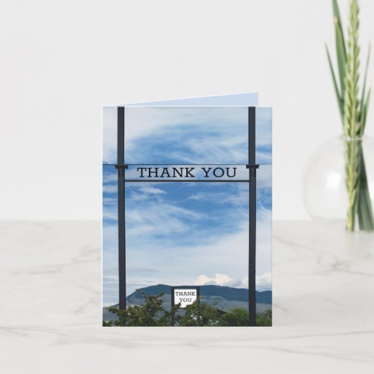 GESCHÄFTSBEDANKEN SIE SICH BEI DER UNTERZEICHNUNG  DANKESKARTE (Vorderseite)