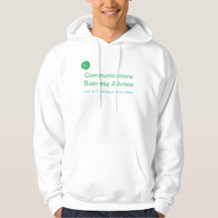 Geschäftsberater für Kommunikation, kein Kellner Hoodie