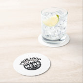 Geschäftsbereich Logo für kundenspezifische Untern Runder Pappuntersetzer (Vor Ort)