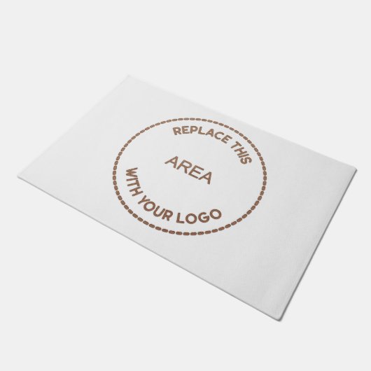 Geschäftsbereich Logos für Großunternehmen White Fußmatte (Schrägansicht)