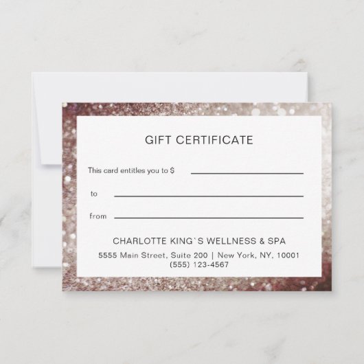 GESCHÄFTSBESCHEINIGUNG (Rückseite)