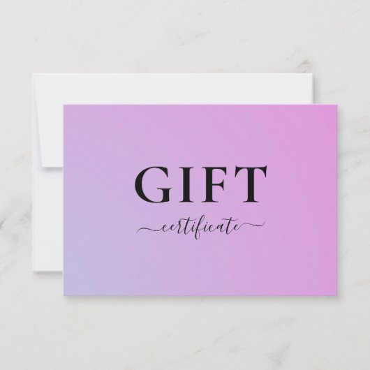 GESCHÄFTSBESCHEINIGUNG | für Sie (Vorderseite)