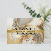 GESCHÄFTSBESCHEINIGUNG | Für Sie | Goldmarmor (Stehend Vorderseite)