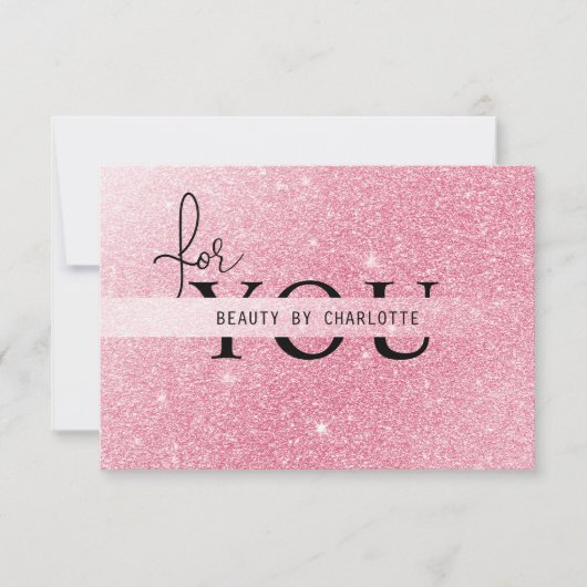 GESCHÄFTSBESCHEINIGUNG | Glitter | für Sie (Vorderseite)