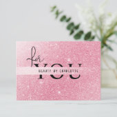 GESCHÄFTSBESCHEINIGUNG | Glitter | für Sie (Stehend Vorderseite)