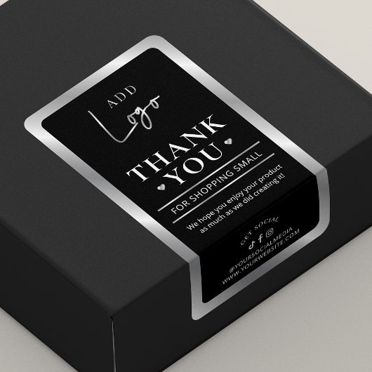 Geschäftsbestellung für Black & Silver Logos Viele