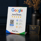 Geschäftsbewertung Google Review QR Schild