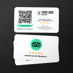 Geschäftsbewertung Link Tripadvisor Bewertungen QR Visitenkarte