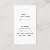 Geschäftsbogen 11b visitenkarte (Rückseite)