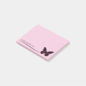 Geschäftsbüro für Trendy Nature Butterfly Post-it Klebezettel (angewinkelt)