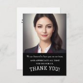 Geschäftsdanken, Firma danke (Vorne/Hinten)