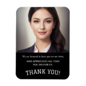 Geschäftsdanken, Firma danke Magnet (Vertikal)