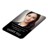 Geschäftsdanken, Firma danke Magnet (Linke Seite)