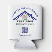 Geschäftsdanken für den benutzerdefinierten QR-Cod Dosenkühler (Rückseite)