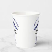 Geschäftsdanken für den benutzerdefinierten QR-Cod Pappbecher (Links)