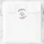 Geschäftsdanken für den benutzerdefinierten QR-Cod Runder Aufkleber (Tasche)