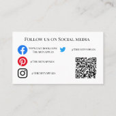 Geschäftsdanken für den hausgemachten Glitzer in R Visitenkarte (Rückseite)