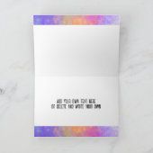 Geschäftsdanken für die farbenfrohe Wasserfarbe Dankeskarte (Innenseite)