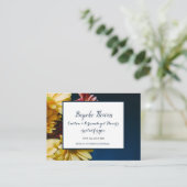 Geschäftsdanken für hausgemachte Blume Visitenkarte (Stehend Vorderseite)