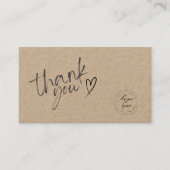 Geschäftsdanken Papier Visitenkarte (Vorderseite)