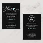 Geschäftsdanken & Rabattcode | Modern Loyal Treuekarte (Vorne/Hinten)