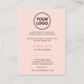 Geschäftsdanken & Rabattcode | Modern Loyal Treuekarte (Rückseite)