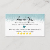 Geschäftsdanken selbst visitenkarte (Vorderseite)