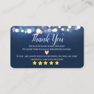 Geschäftsdanken selbst visitenkarte