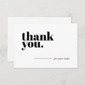 Geschäftsdanken Sie Karten Kundenempfehlung (Vorne/Hinten)