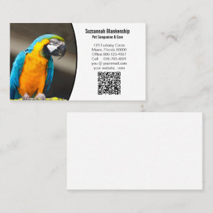 Geschäftsdetails mit QR-Code und benutzerdefiniert Visitenkarte