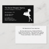 Geschäftsdienstleistungen für Privatkunden Visitenkarte (Vorne/Hinten)