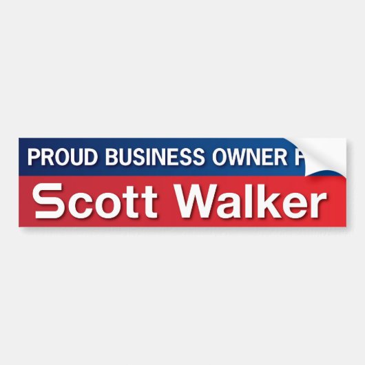 Geschäftseigentümer für Scott-Wanderer Autoaufkleber (Vorne)