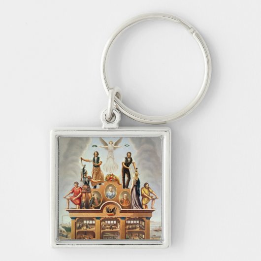 Geschäftsemblem der amalgamierten Gesellschaft Schlüsselanhänger (Vorne)