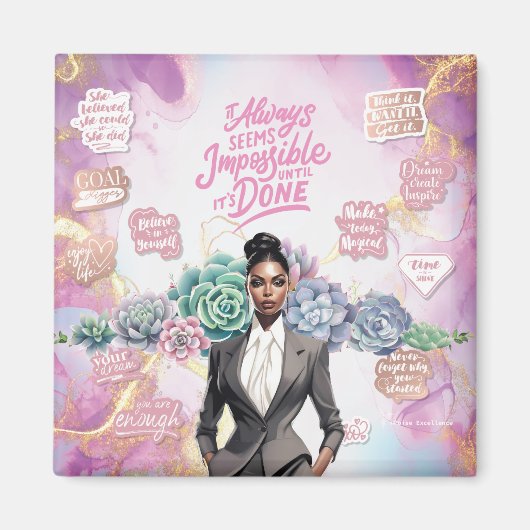 Geschäftserfolg und Frauenförderung Magnet (Vorne)